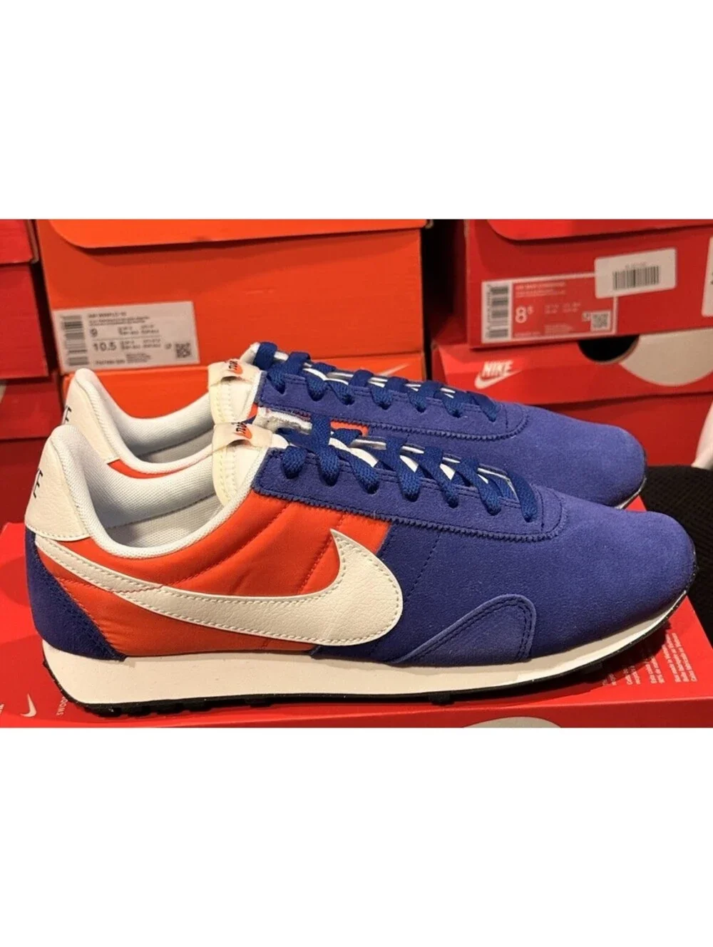 Nike Pre Montreal 17 Mens Size 8 Blue Orange Sneakers 898031-400 Authentic (095)